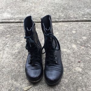 Madden Girl lace-up boots